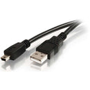 C2G 6.6' (2 m) USB 2.0 A/mini-B Cable (Black)