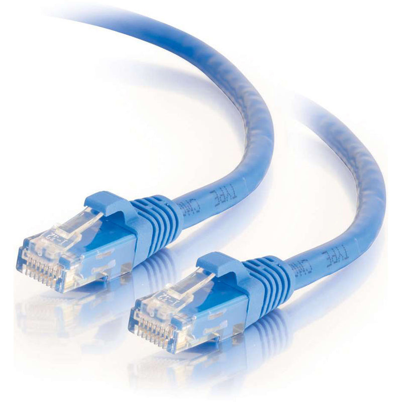 C2G 1' (0.30m) Cat6 Snagless Patch Cable (Blue)