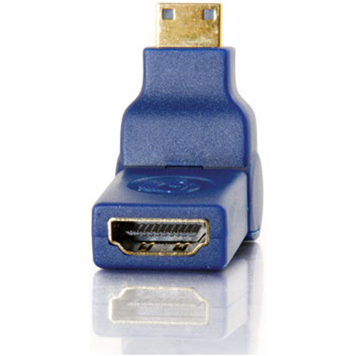 C2G Velocity 90 Deg Rotating HDMI Female to HDMI Mini Male Port Saver Adapter