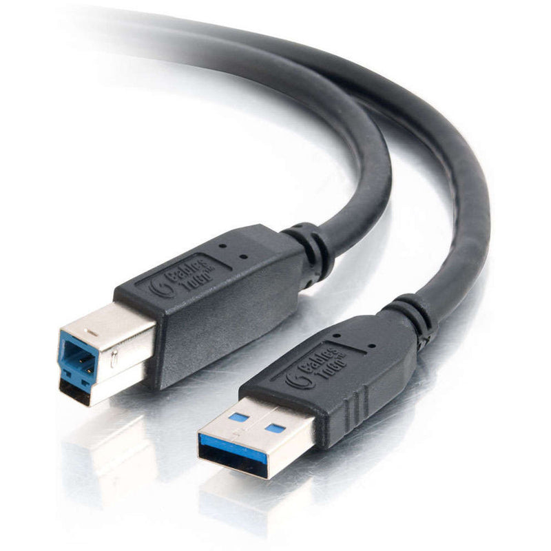 C2G 3.2' (1 m) USB 3.0 A Male to B Male Cable (Black)