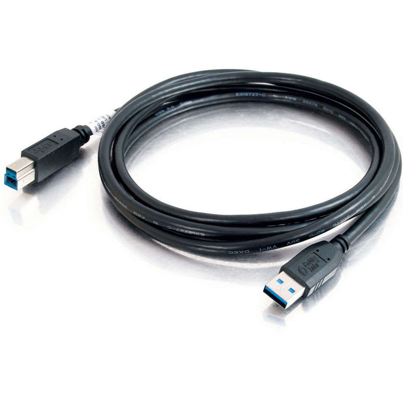 C2G 3.2' (1 m) USB 3.0 A Male to B Male Cable (Black)