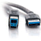 C2G 3.2' (1 m) USB 3.0 A Male to B Male Cable (Black)