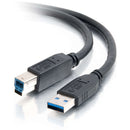 C2G 6.5' (2 m) USB 3.0 A Male to B Male Cable (Black)