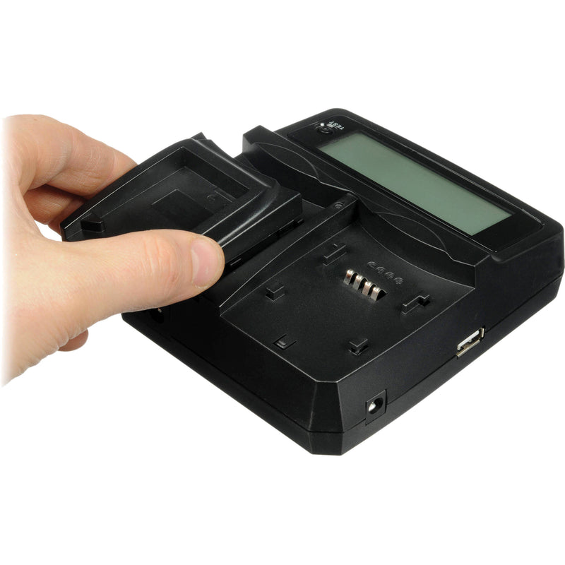 Watson Duo LCD Charger with 2 EN-EL23 Plates