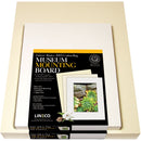 Lineco Basics 4-Ply Full-Size Buffered 100% Rag Gallery Mat Board (25 Sheets, 32 x 40", Aged White)