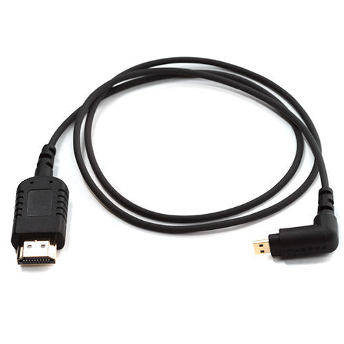 FREEFLY Right-Angle Micro-HDMI Type-D to HDMI Type-A Lightweight Cable (27.6")