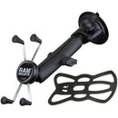 RAM MOUNTS Twist Lock Suction Cup Mount with Universal X-Grip Phablet Holder