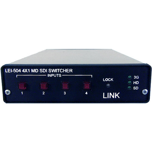 Link Electronics 4x1 3G/HD/SD-SDI ASD Switcher with GPI Option