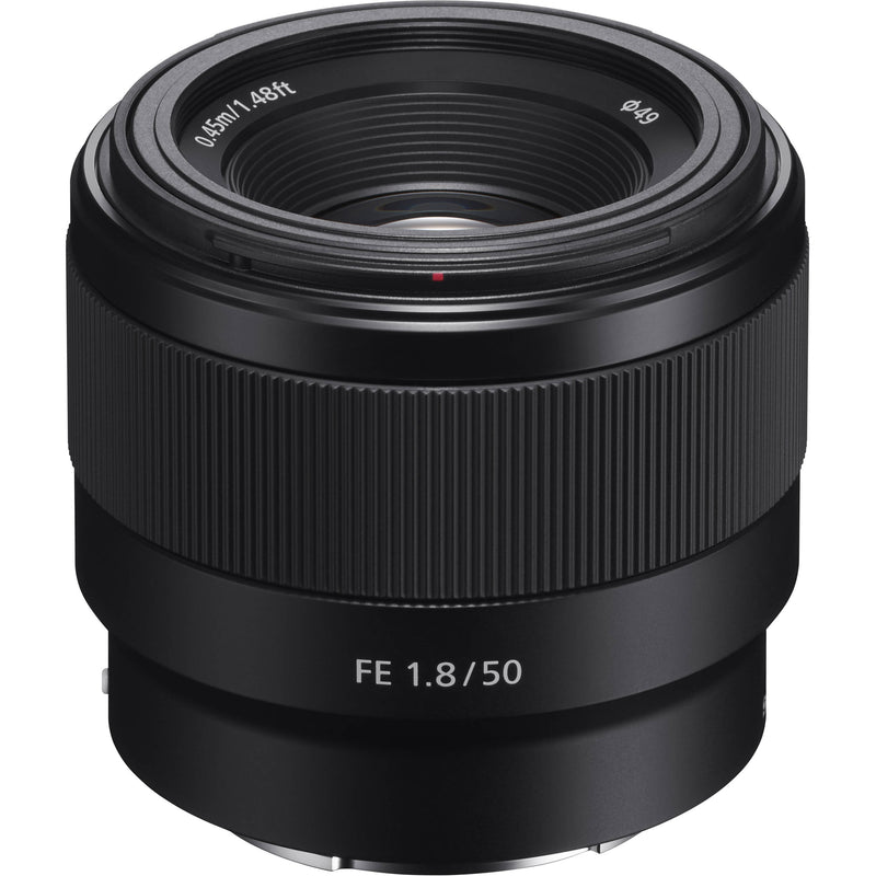 Sony FE 50mm f/1.8 Lens with Circular Polarizer Filter Kit