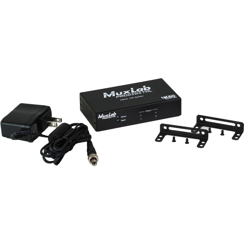 MuxLab 4K60 HDMI 1x2 Splitter