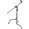 Matthews Hollywood 20" C-Stand with Sliding Leg Grip Head and Arm, Black - 5.25'