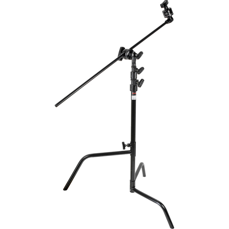 Matthews Hollywood 20" C-Stand with Sliding Leg Grip Head and Arm, Black - 5.25'