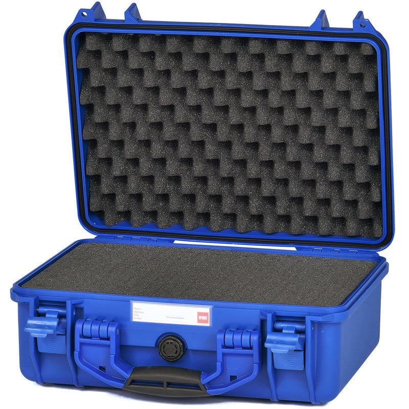 HPRC 2400F Hard Case with Foam (Black with Blue Handle)