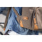 Barber Shop Mop Top Camera Backpack (Canvas & Leather, Sand)