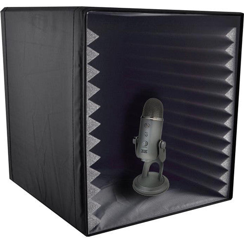 Pyle Pro Sound Recording Booth Box and Isolation Filter Cube