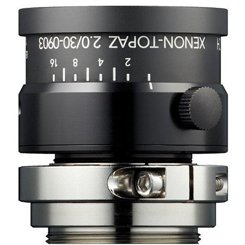Schneider Xenon-Topaz 30mm f/2.0 C-Mount Lens with P-Iris for 1.1" Sensors