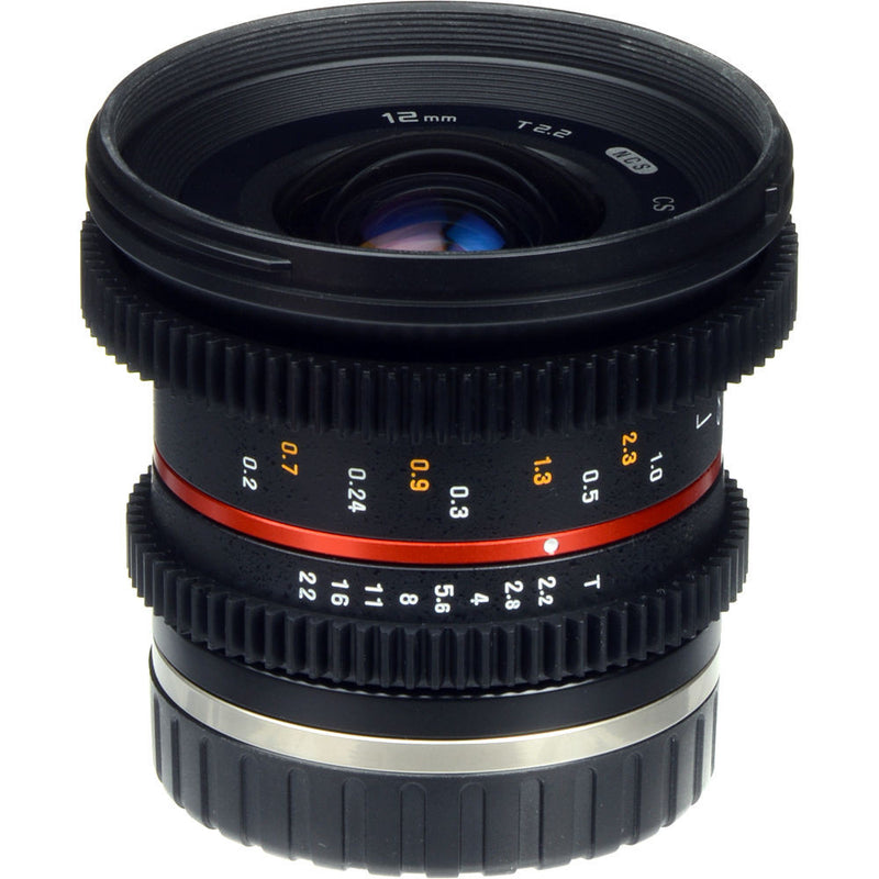 Rokinon 12mm T2.2 Cine Lens for Micro Four Thirds Mount