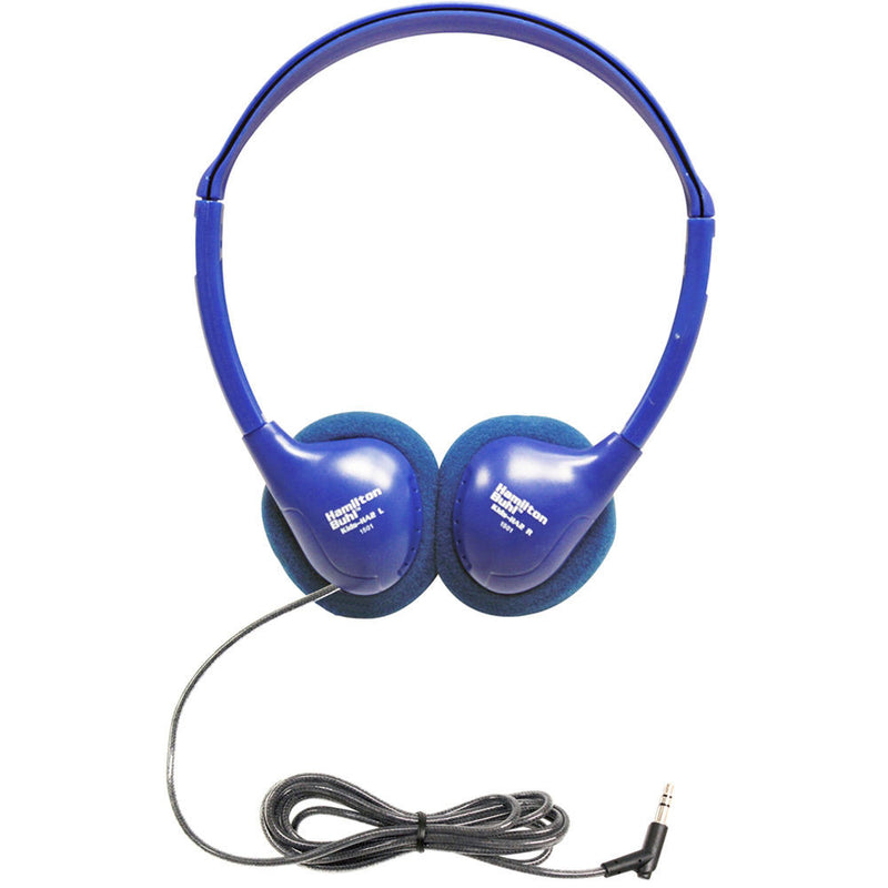 HamiltonBuhl Kids-HA2 Kids Personal Stereo/Mono Headphones for Education (Blue)