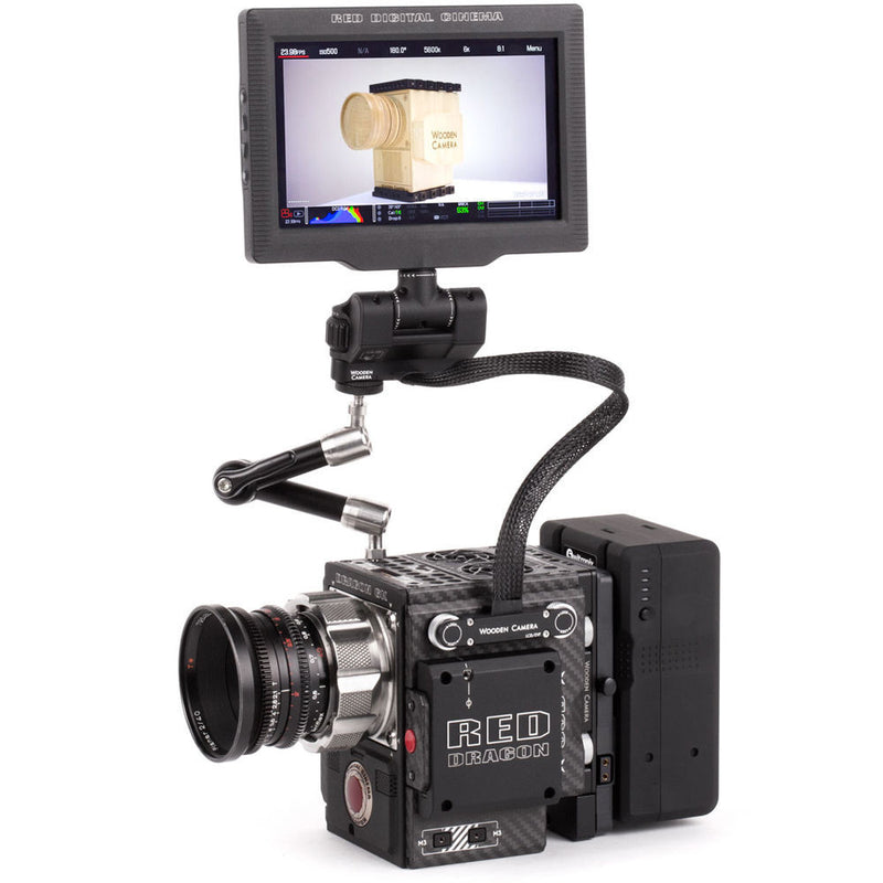 Wooden Camera RED Male Pogo to Female Pogo LCD/EVF Cable (12", Weapon/Scarlet with Raven)