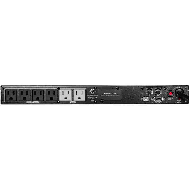 CyberPower Smart App Series 1U Sine Wave UPS with Multifunction LCD Display (1,000VA / 600W)