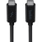 Belkin Thunderbolt 3 USB Type-C Male Cable (3', Black)