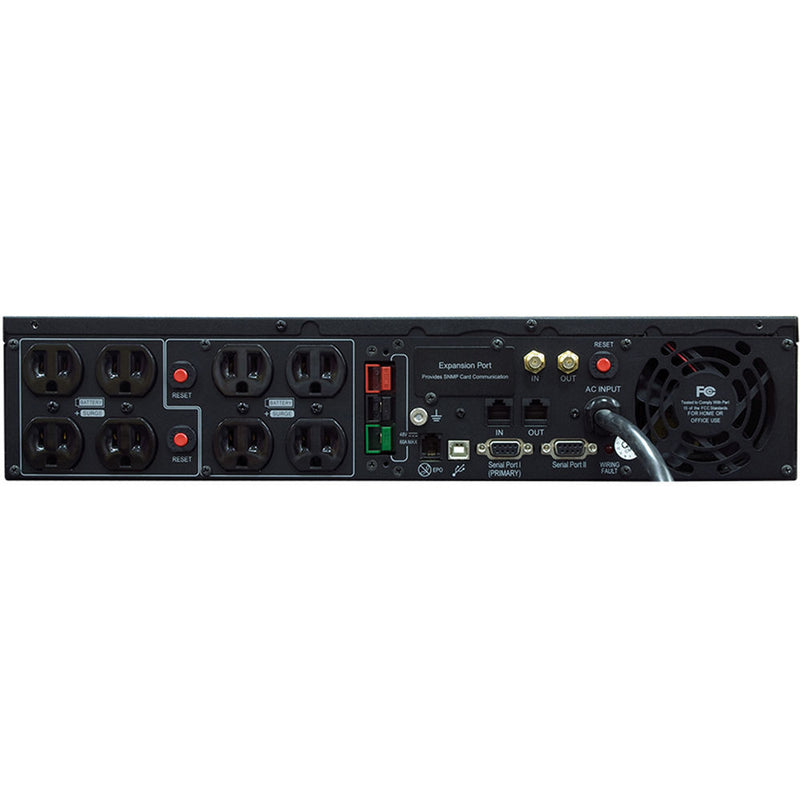 CyberPower Smart App LCD UPS Series 2U Rack/Tower Line Interactive Sine Wave UPS (1,500 VA / 1,125 W)