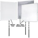 FotodioX Pro Studio Solutions Boom Sun Scrim Kit with Boom Handle and Carry Bag (57 x 57")