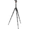 Oben AT-3535 Folding Aluminum Travel Tripod with BE-208T Ball Head