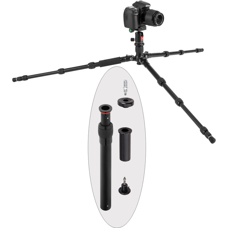 Oben AT-3535 Folding Aluminum Travel Tripod with BE-208T Ball Head