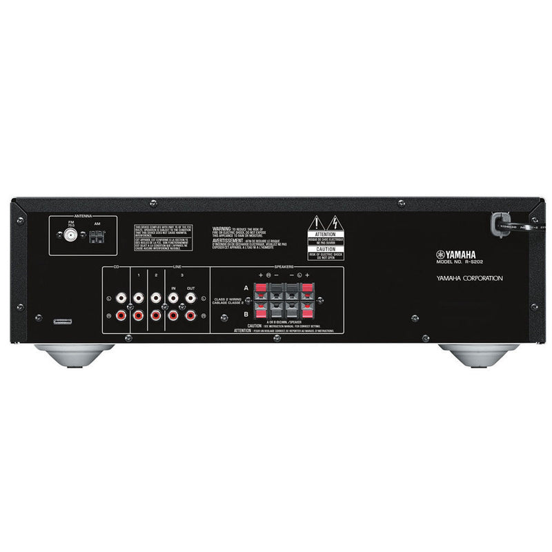 Yamaha R-S202 Stereo Receiver with Bluetooth (Black)