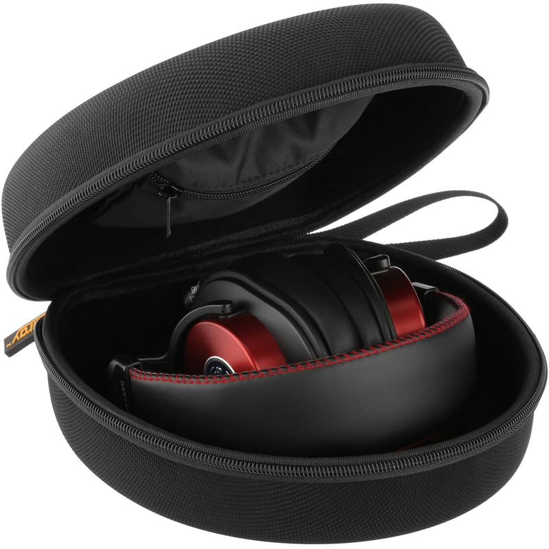 Sony MDR-7506 Headphones with Sheepskin Leather Earpads & Carrying Case Kit