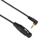 Kopul XRSM 3-Pin XLR Female to 3.5mm RA Stereo Mini-Plug Cable (25')