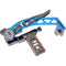 ProMediaGear BBX Boomerang Flash Bracket with Universal QR Plate (Blue, Right-Handed)