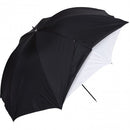 Westcott White Satin Umbrella with Removable Black Cover (45")