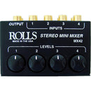 Rolls MX42 4-Channel Passive Mini Stereo Mixer