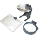 Carson HM-30 Three-in-One Lighted Hobby Magnifier (2x, 2x with 3x Spot, 3.5x)