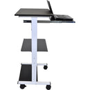Luxor Three-Shelf Adjustable Stand-Up Workstation