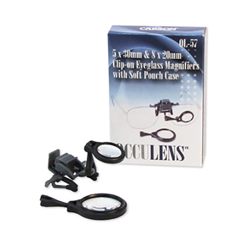 Carson OL-57 5x OcuLens Magnifier with Interchangeable 8x Lens