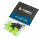 Tenba Tools Zipper Pulls (Lime, Pack of 10)