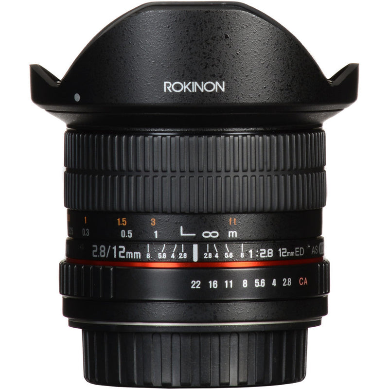 Rokinon 12mm f/2.8 ED AS IF NCS UMC Fisheye Lens for Canon EF Mount