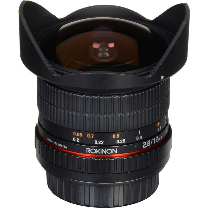 Rokinon 12mm f/2.8 ED AS IF NCS UMC Fisheye Lens for Nikon F Mount with AE Chip