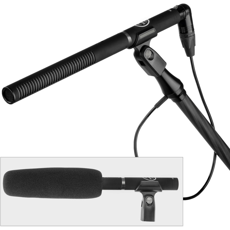 Senal MC24-EL Battery or Phantom Powered Professional Condenser Shotgun Microphone