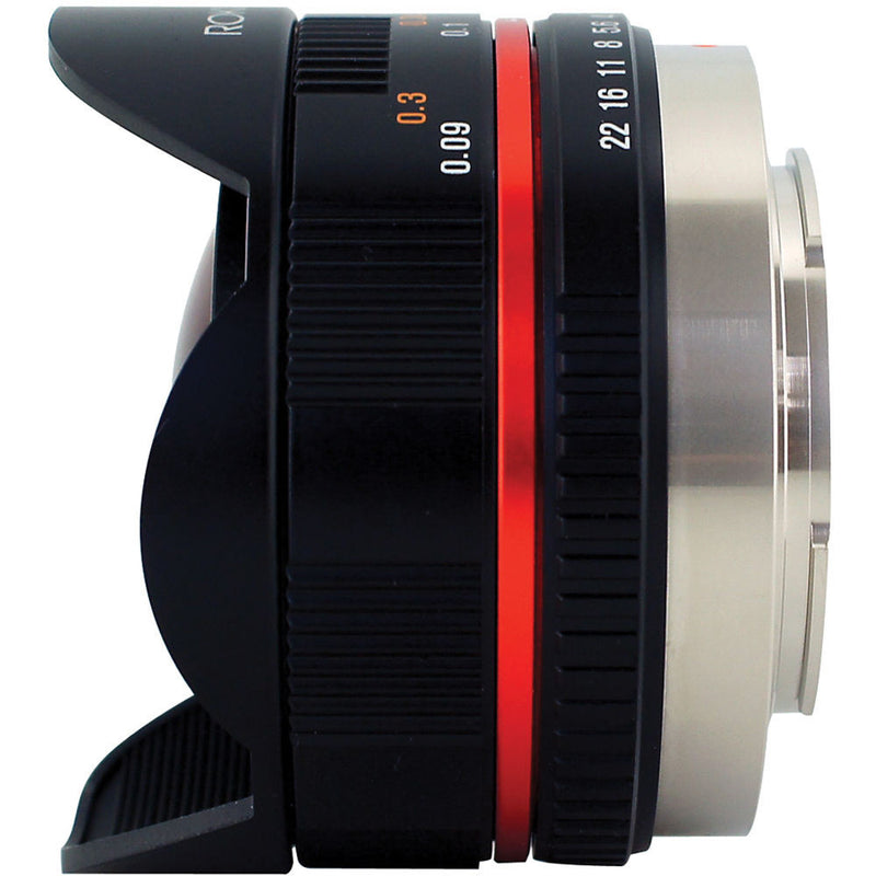 Ultra Wide-Angle Fisheye Lens for Micro 4/3 (Black