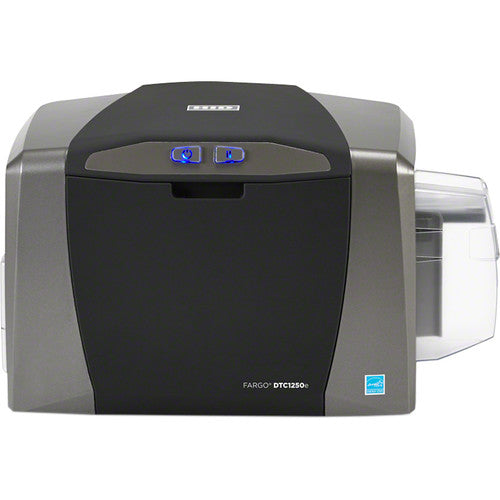 Fargo DTC1250e Single-Sided ID Card USB Printer with Magnetic Stripe Encoder & Omnikey Cardman 5127 Encoder