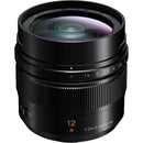 Panasonic Leica DG Summilux 12mm f/1.4 ASPH. Lens with UV Filter Kit