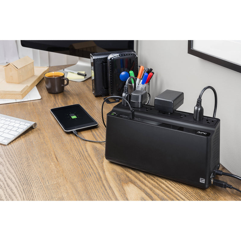 APC BE600M1 Back-UPS 600VA UPS with Battery Backup