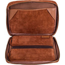 TaboLap Workstation Laptop Case for up to 13" Device (Suede Leather, Saddle Brown)