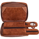 TaboLap Workstation Laptop Case for up to 13" Device (Suede Leather, Saddle Brown)