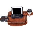 TaboLap Workstation Laptop Case for up to 13" Device (Suede Leather, Saddle Brown)