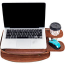 TaboLap Workstation Laptop Case for up to 13" Device (Suede Leather, Saddle Brown)